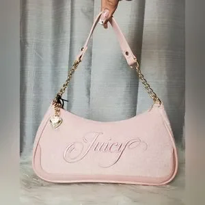 関税込 特価/完売前に【JUICY COUTURE】Kimberly スタッズバッグ Juicy Couture Kimberly S Shoulder bag imitation leather pink